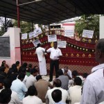 சிதம்பரம் காமராஜ் மெட்ரிக் பள்ளி முதலாளியின் கொட்டம் முறியடிப்பு