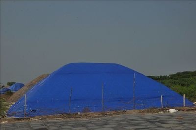 உற்பத்தி செய்து குவிக்கப்பட்டுள்ள உப்பு