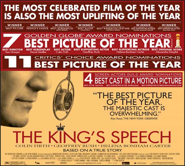The King’s Speech: ஆஸ்கர் விருதின் மற்றுமொரு அற்பத்தனம்!