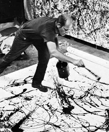 jackson-pollock-action-painting மாடர்ன் ஆர்ட்: சி.ஐ.ஏ ஊட்டி வளர்த்த கலை!