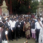உயர்நீதிமன்றத்தில் தினமலர் எரிப்பு போராட்டம் புகைப்படங்கள்