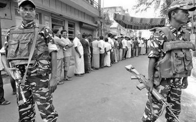 துப்பாக்கி முனையில் தேர்தல் துப்பாக்கி முனையில் தேர்தல்