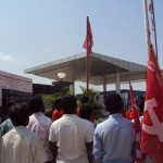 வெக் ஆலையில் கொடியேற்றி வீரவணக்கம்.