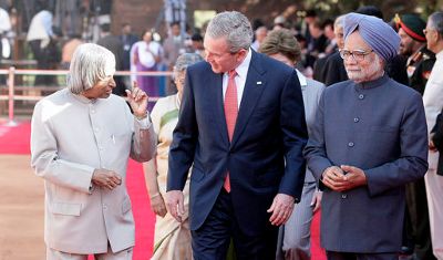 கலாம், புஷ், மன்மோகன் கலாம், புஷ், மன்மோகன்