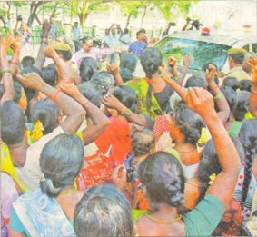 வேலூர் பாலாறு மணல் கொள்ளை எதிர்ப்பு வேலூர் பாலாறு மணல் கொள்ளை எதிர்ப்பு