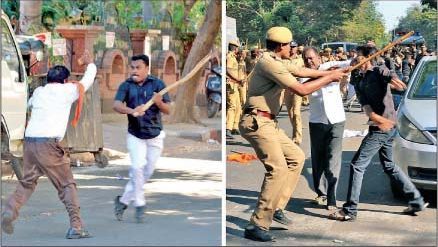 பெரியார் திடல் மீது பார்ப்பன தாக்குதல் பெரியார் திடல் மீது பார்ப்பன தாக்குதல்