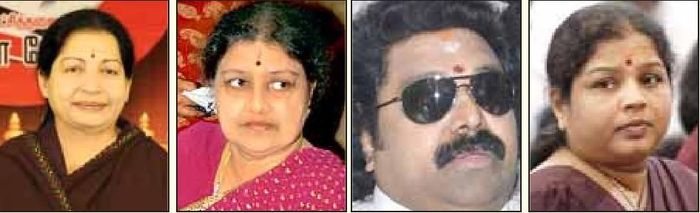 ஜெயா மற்றும் அவரது பினாமிகள் சசிகலா, சுதாகரன், இளவரசி. ஜெயா மற்றும் அவரது பினாமிகள் சசிகலா, சுதாகரன், இளவரசி.