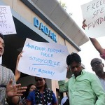 IIT Madras students Protest against De-recognizing APSC