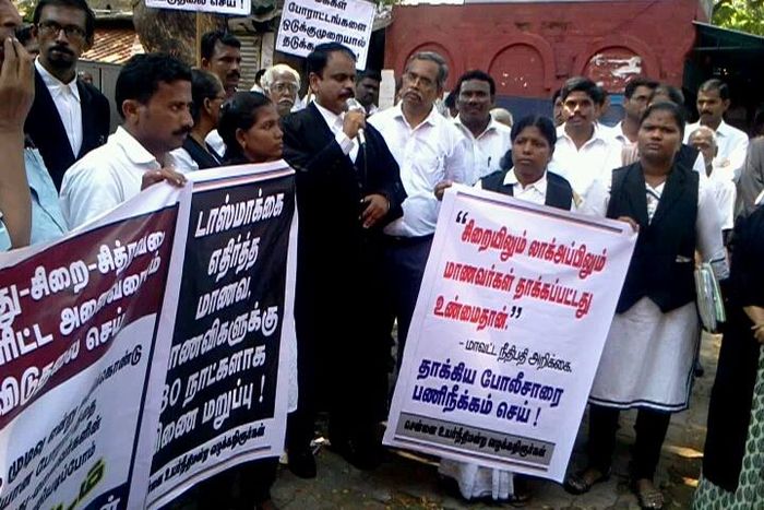 சென்னை வழக்குரைஞர் சங்கச் செயலாளர் வழக்குரைஞர் அறிவழகன் சென்னை வழக்குரைஞர் சங்கச் செயலாளர் வழக்குரைஞர் அறிவழகன்