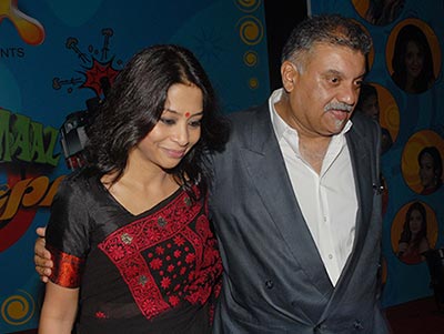 indrani with husband