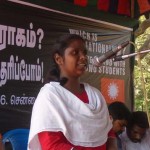 கனிமொழி, சென்னை சட்டக்கல்லூரி மாணவி.