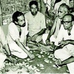 Six-Naxalites-at-a-meeting-in-Naxalbari,-West-Bengal-May-28-1985