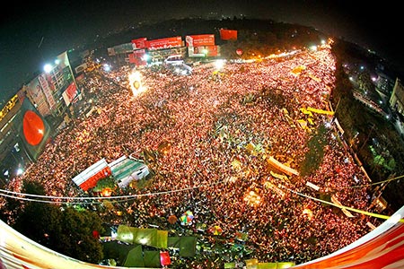 2013 ல் ஷாபாக் சதுக்கத்தில் நடைபெற்ற மாபெரும் ஆர்ப்பாட்டம்