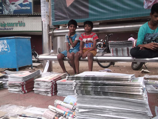 Barath with brother