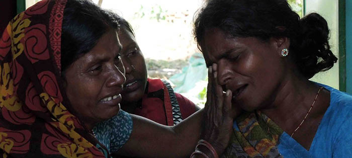 The family of 16-year-old student Pawan Kumar