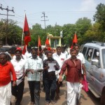 mathurai rail blockead