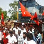 mathurai rail blockead 3