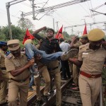 திருச்சி இரயில் மறியல்