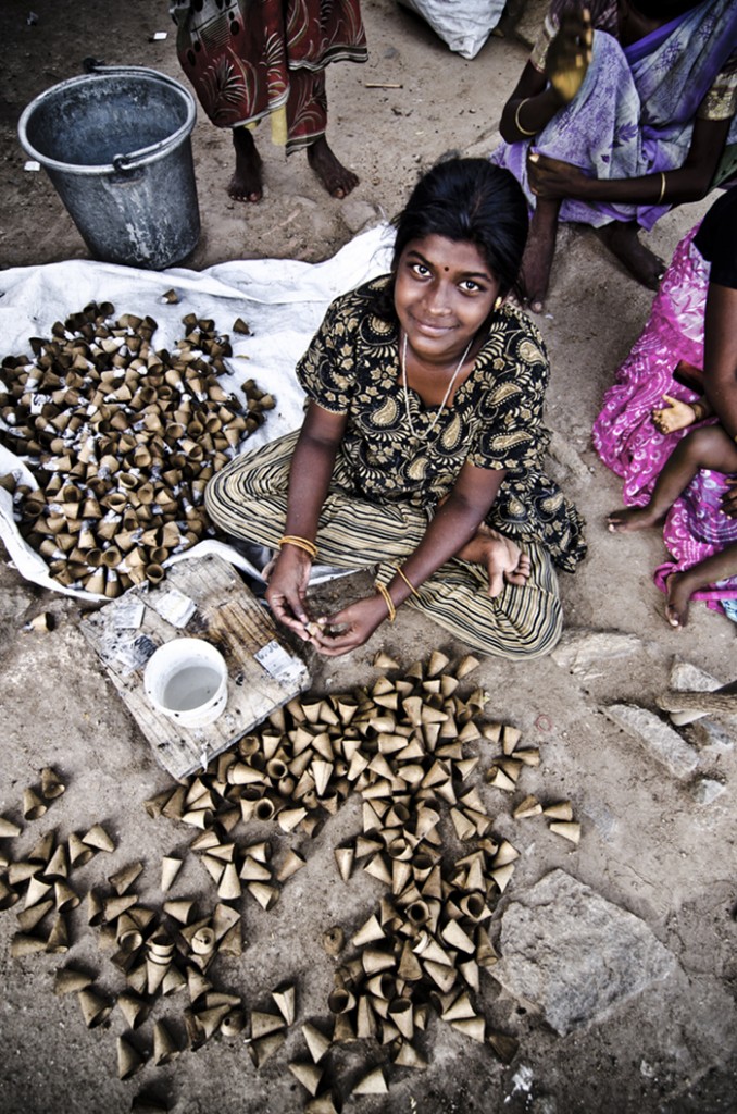 Workers make crackers at sivakasi 2