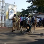 Kumbakonam Government Arts college students support farmers (2)