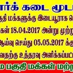 Tanjavur TASMAC Shop closed (4)