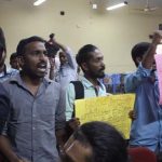 Madras University APSC staged a protest against BJP (2)