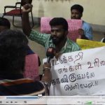 Madras University APSC staged a protest against BJP (3)