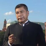 Bolivian Minister of Foreign Affairs Fernando Huanacuni Mamani
