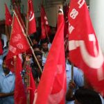 Vel Biscuits pondy NDLF Protest (1)