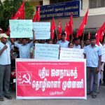 Vel Biscuits pondy NDLF Protest (8)