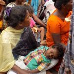 டாஸ்மாக் எதிர்ப்பு போராட்டத்தில் குழந்தைகளை அழைத்து சென்ற பெண்கள்