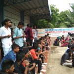 Kovoor St Joseph Clg student protest (1)