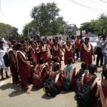 Nungambakkam school girls protest (3)