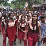 Nungambakkam school girls protest (6)
