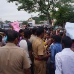 Trichy all clg 090917 Student protest (2)