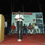 சிறப்புரையாற்றும் மக்கள் அதகாரம் மாநில ஒருங்கிணைப்பாளர் தோழர் ராஜி