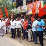 NDLF Demo Against Labour Law Thiruvallur East (9)