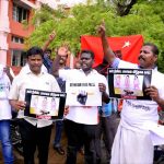 Nellai pp protest against Bala Arrest (1)