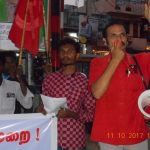 ndlf Demo Against Reform of Labour Laws hosur (7)