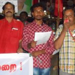 ndlf Demo Against Reform of Labour Laws hosur (8)