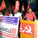 ndlf Demo Against Reform of Labour Laws kanchipuram (2)