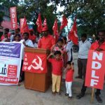 ndlf Demo Against Reform of Labour Laws kanchipuram (6)