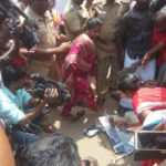 Trichy Raja effigy burn (11)