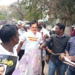 Villupuram Statue protest (3)