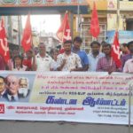 தலைமைத் தாங்கிப் பேசும் தோழர் ரவிச்சந்திரன்