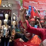 h&m shirt and workers protest