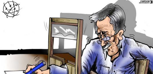 சிலுவையில் அறையப்படும் பத்திரிகை சுதந்திரம் ! கேலிச்சித்திரங்கள்