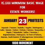 Rs 1000 movement estate workers protest (1)