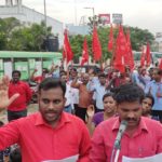 labour laws in india is destroyed by modi government ndlf protest