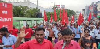 labour laws in india is destroyed by modi government ndlf protest